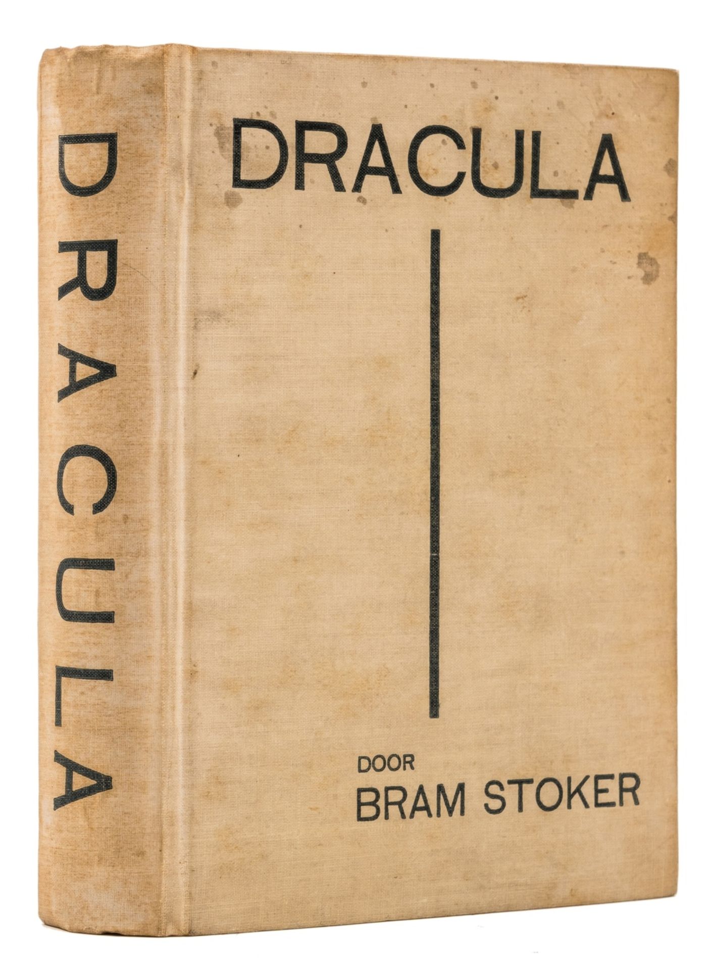 Stoker (Bram) Dracula, first Dutch edition, Amsterdam, Van Holkema & Warendorf, 1928.