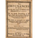 [England & Wales.] Two Ordinances...for the speedie Demolishing of all Organs, Images, and all …