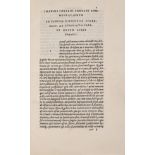 Henry Davis copy.- Pontanus (Johannes Jovianus) Centum Ptolemaei sententiae ad syrum fratem a …