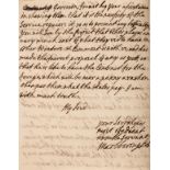 Marlborough (John Churchill, first Duke of) Autograph Letter signed to "My Lord", 1711, written …