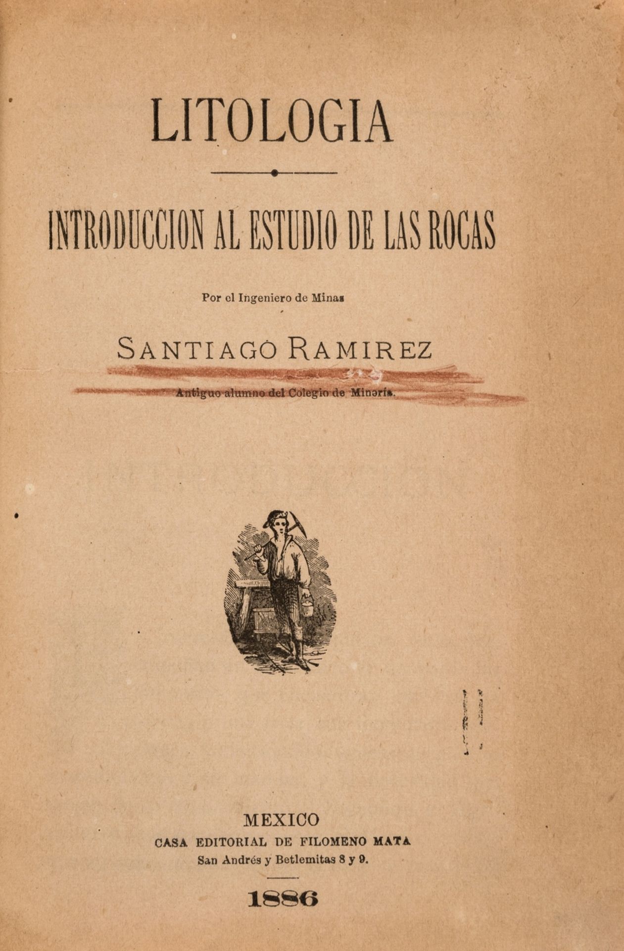 Mining.- Geology.- Ramirez (Santiago) Litología. Introducción al estudio de las rocas, rare, …