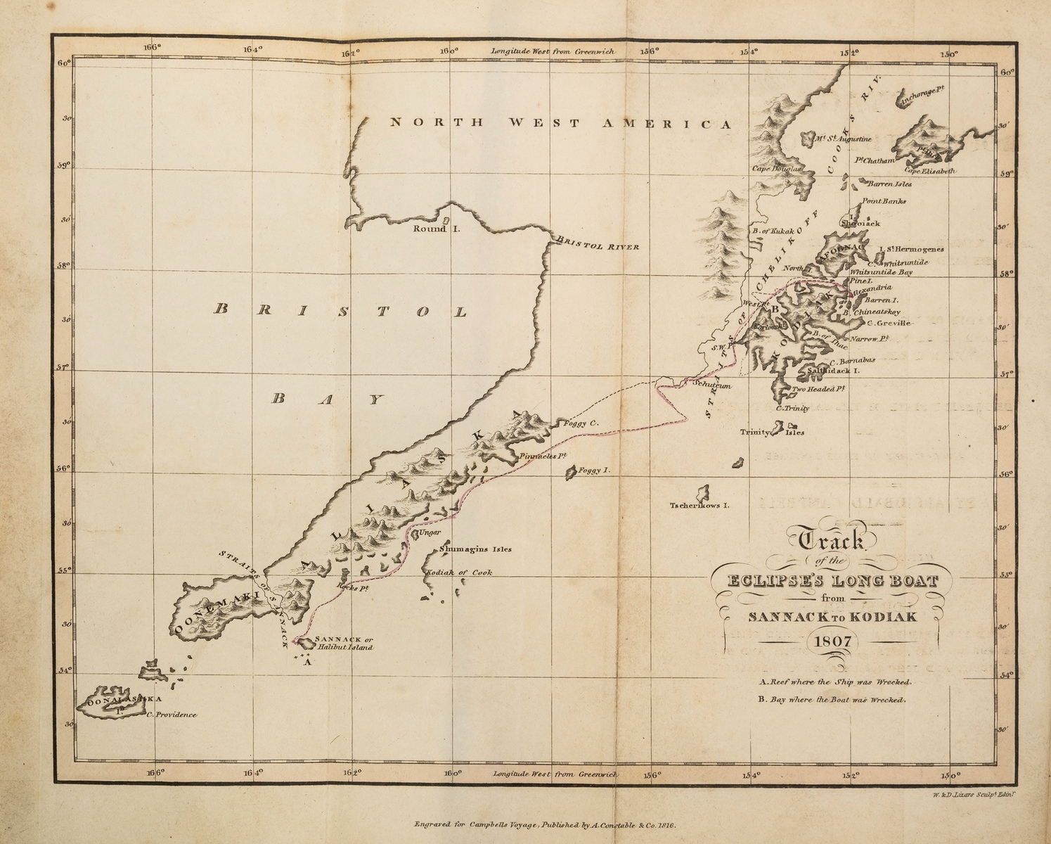 Campbell (Archibald) A Voyage round the World...in which Japan, Kamschatka, the Aleutian Islands, …