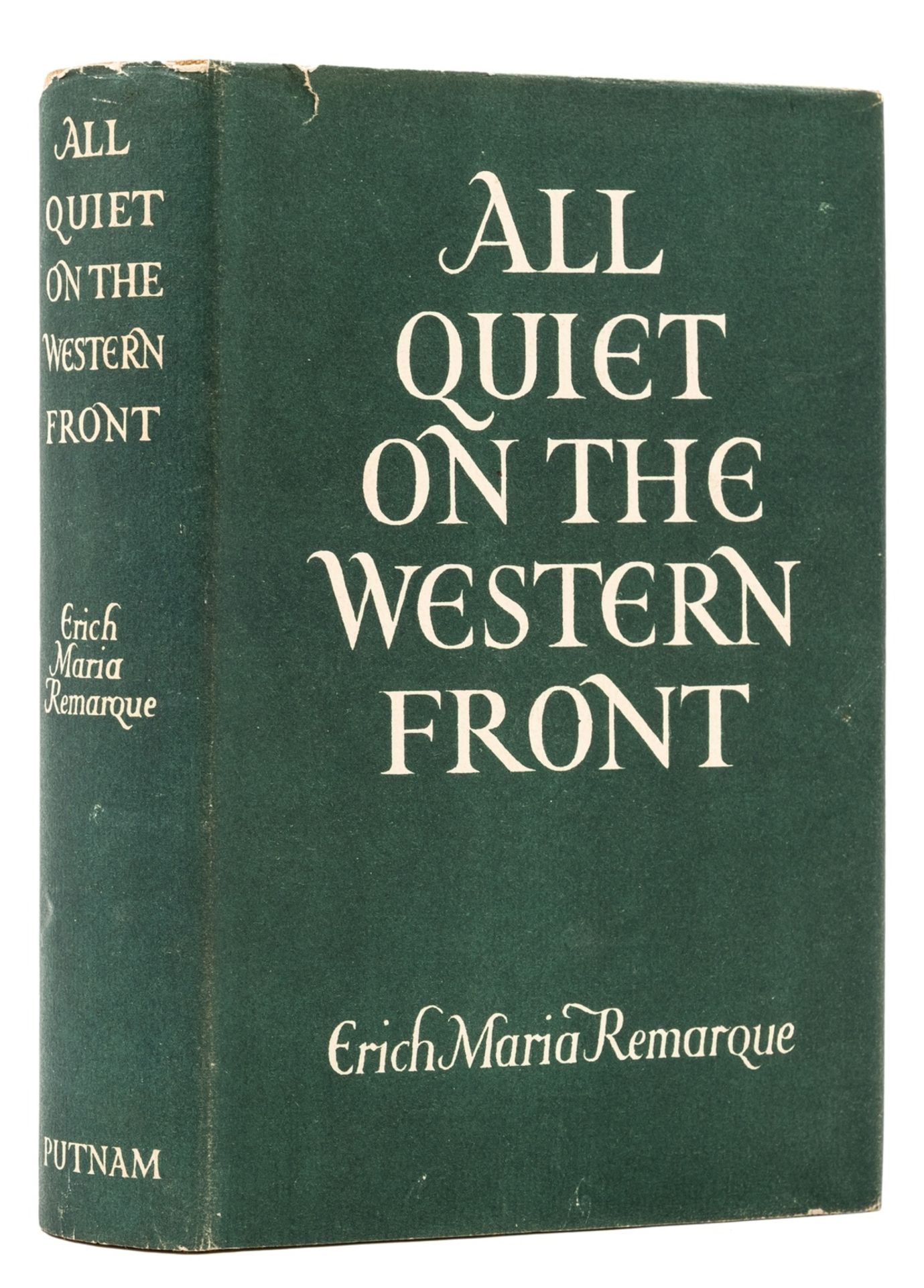 Remarque (Erich Maria) All Quiet on the Western Front, first English edition, 1929.