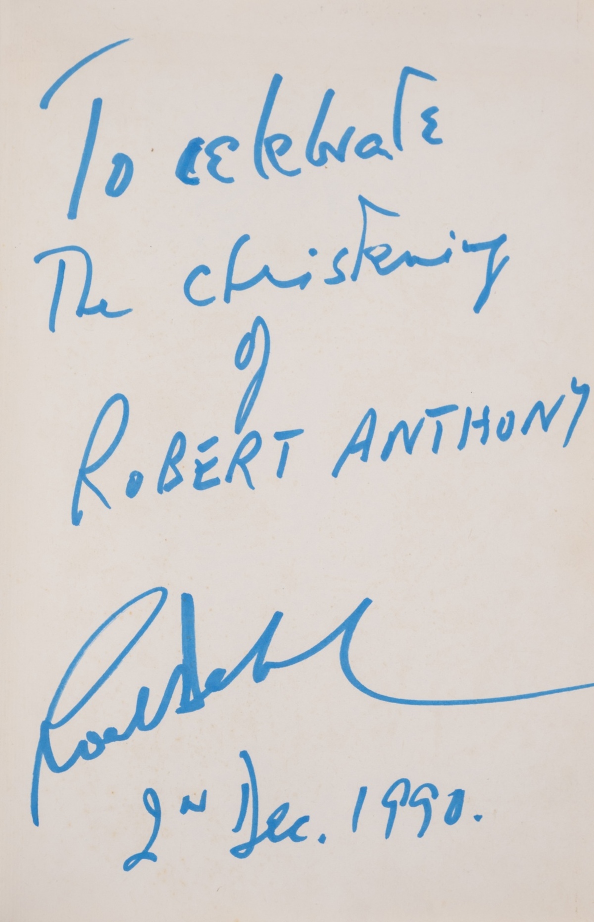 Dahl (Roald) Esio Trot, second printing, signed presentation inscription from the author, 1990.