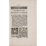 Bank of England.- William & Mary. An Act for Granting...Rates and Duties upon Tunnage of Ships and …