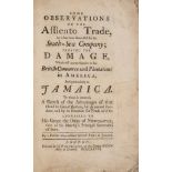 Slavery.- Knight (James) Some Observations on the Assiento Trade..., first edition, H.Whitridge, …