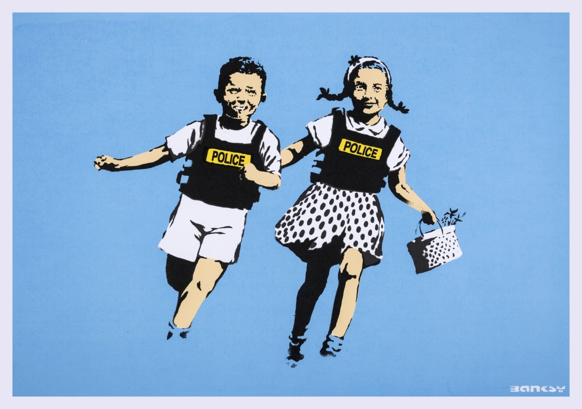 δ Banksy (b.1974) Jack and Jill (Police Kids)
