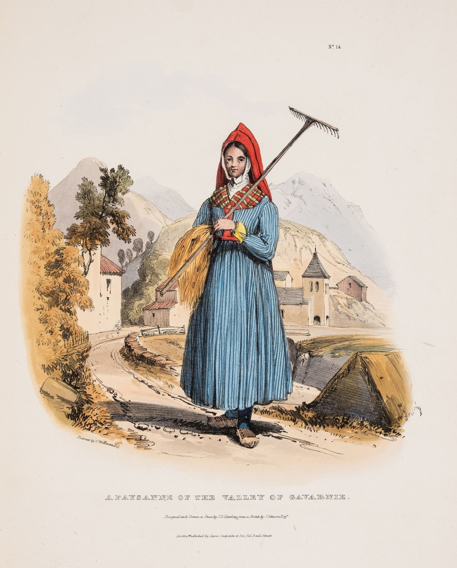 Johnson (John) The Costumes of the French Pyrenees, 1832; and 6 others relating to the Pyrenees, …