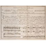 Music.- Rousseau (Jean Jacques) Dictionnaire de musique, Paris, Widow Duchesne, 1768.