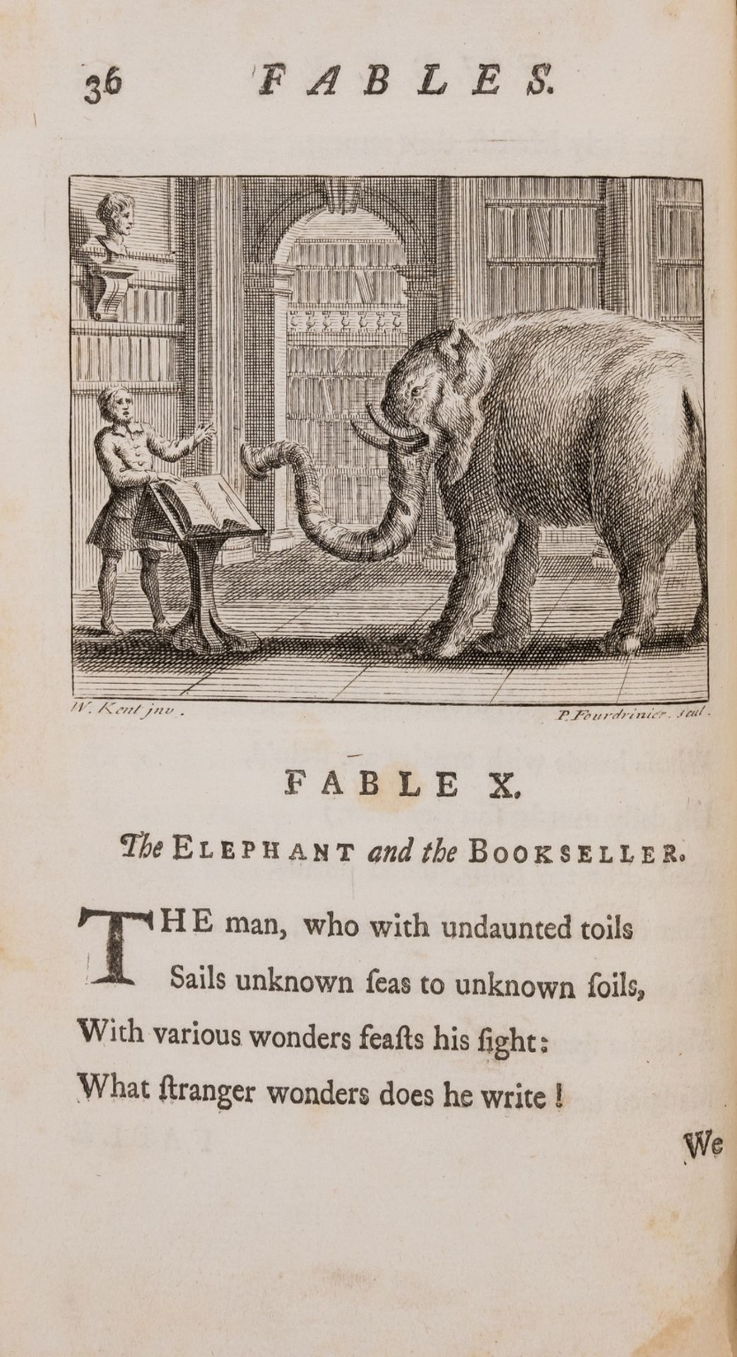 Fables.- Gay (John) Fables, fifth edition, for J. and R. Tonson, and J. Watts, 1737; and others, …