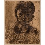 Paul Cézanne (1839-1906) Tête de Jeune Fille