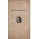 Hazlitt (William) Liber Amoris; or, the New Pygmalion, first edition, original boards, 1823.