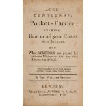 Horses.- Burdon (Capt. William) The Gentleman's Pocket-Farrier..., first edition, for the author, …
