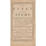 Education.- Clarke (John) An Essay upon Study..., first edition, for Arthur Bettesworth, 1731 & a …