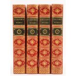 Fielding (Henry) The Works..., 4 vol., first collected edition, modern half red straight-grain …