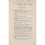 Sinking of the Lusitania.- R.M.S. "Lusitania" from New York, May 1st 1915. Record of Passengers & …