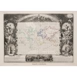 World.- Levasseur (V.) Atlas National Illustre des 86 Departements et des Possessions de la France …