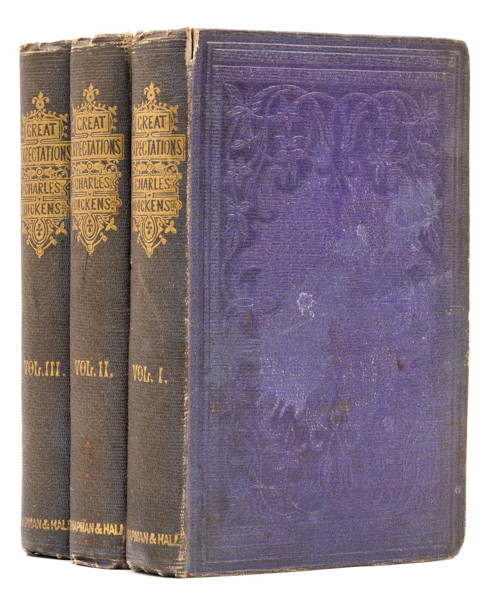 Dickens (Charles) Great Expectations, 3 vol., first edition, fourth issue, 1861.