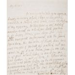 Nelson's father.- Nelson (Rev Edmund, Rector of Burnham Thorpe) c. 206 Autograph Letters signed …