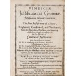 Eyre (William) Vindiciae Justificationis Gratuitae. Justification without Conditions; of The Free …