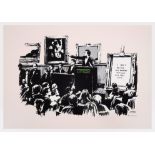 δ Banksy (b.1974) Morons (Signed)