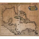 Caribbean and Gulf of Mexico.- Danckerts (Cornelis) Insulae Americanae Nempe: Cuba, Hispaniola, …