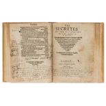 Pharmacy & Medicine.- Ruscelli (Girolamo) The Secretes of the Reverende Mayster Alexis of …