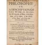 Scribonius (W.A.) Natural Philosophy: or A Description of the World, namely, Of Angels, of Man, of …