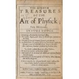 Medicine.- Tanner (John) The Hidden Treasures of the Art of Physick, for George Sawbridge, 1659.