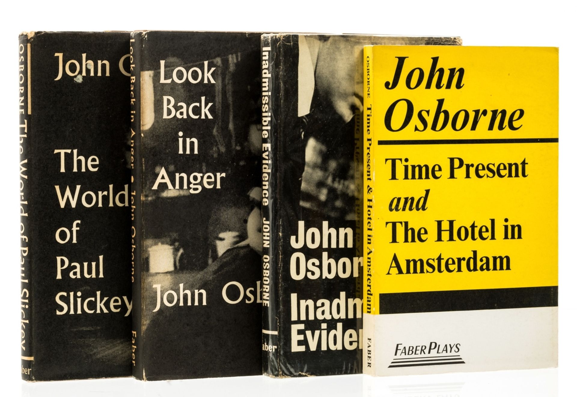 Osborne (John) Time Present and The Hotel in Amsterdam, first edition, signed by the author, 1968 …