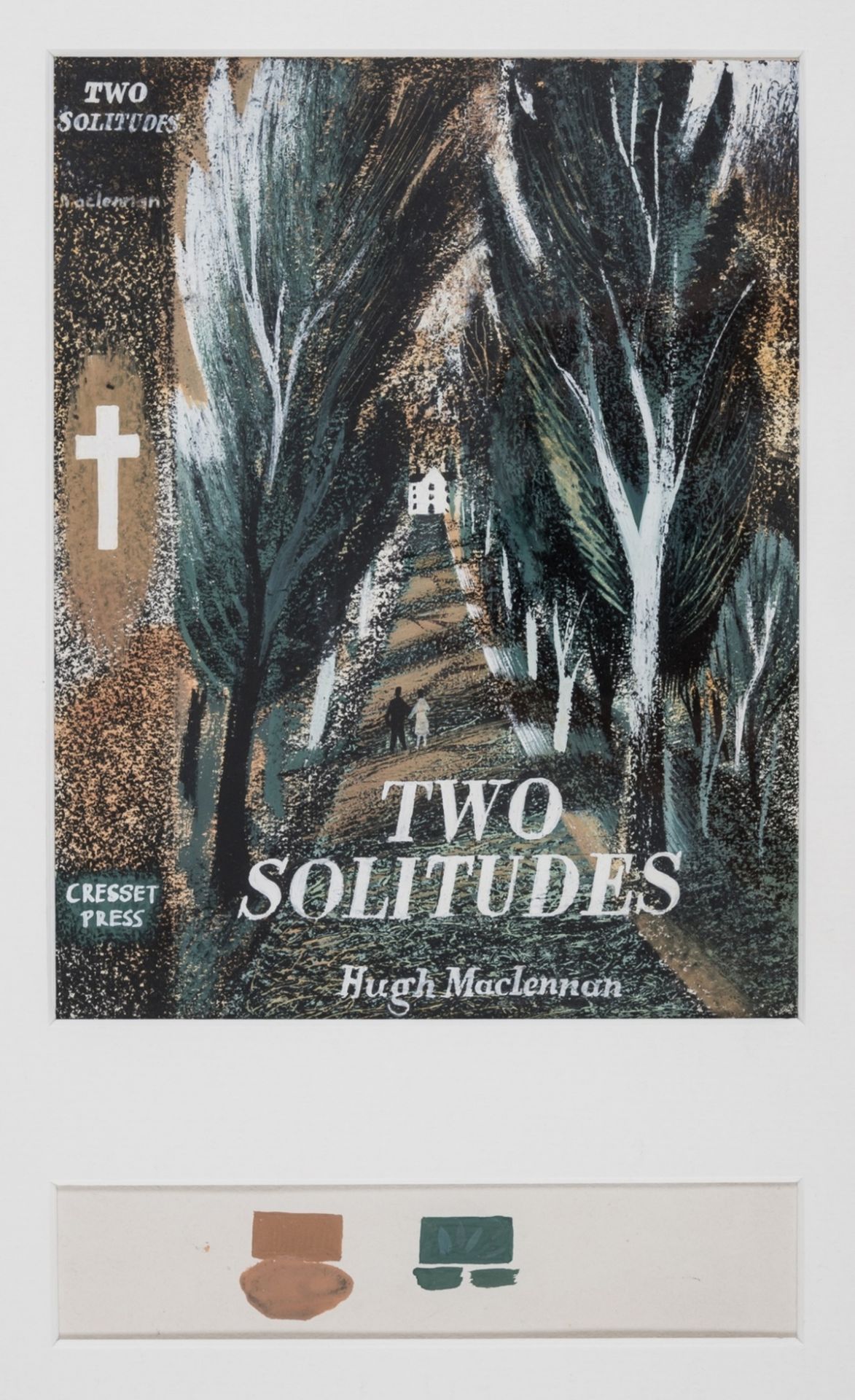 Maclennan (Hugh).- Wood (Leslie) Dust-jacket design for Two Solitudes by Hugh Maclennan, [c.1945].