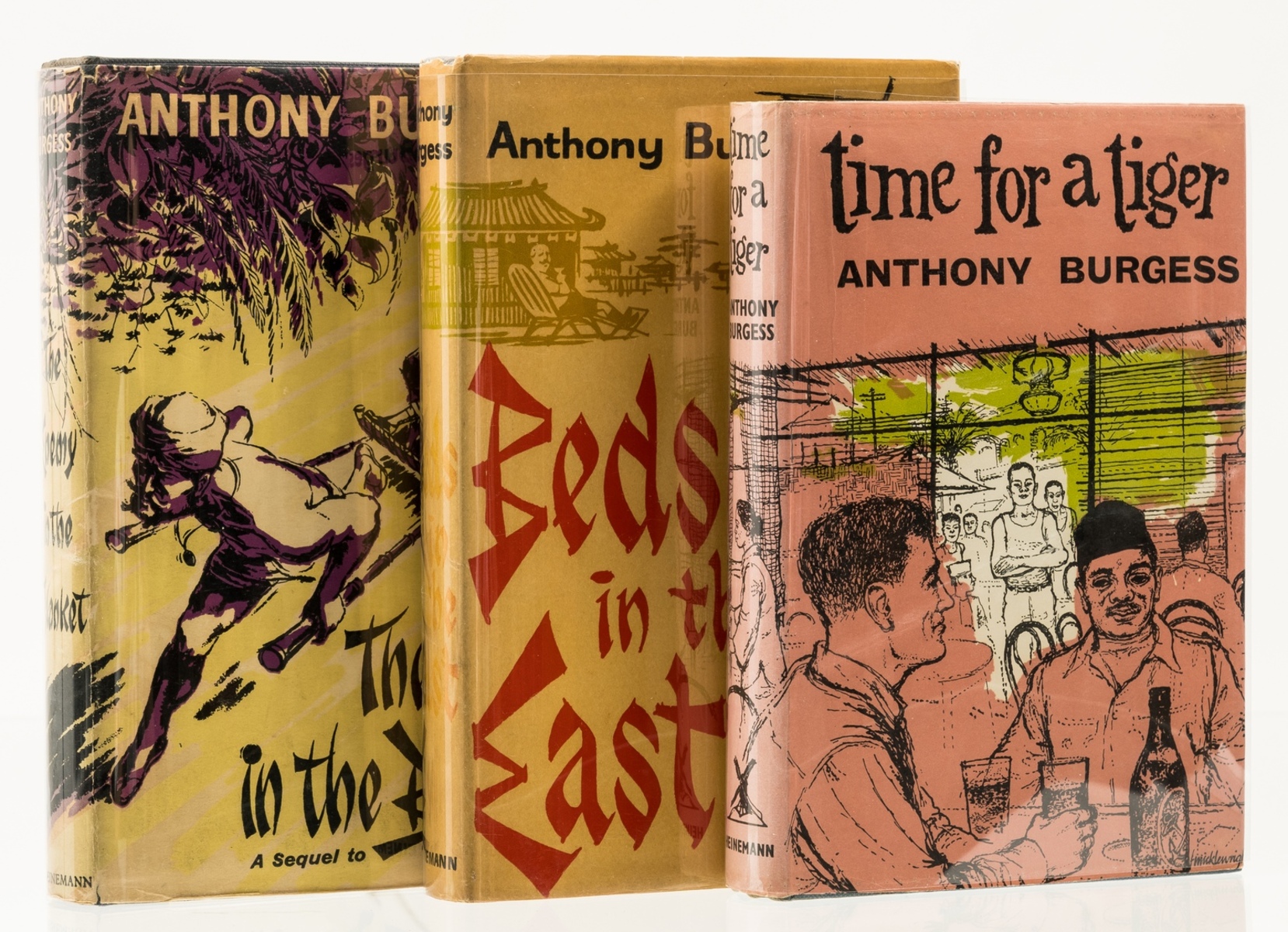 Burgess (Anthony) [The Malayan Trilogy], first edition, vol.1 signed by the author, 1956-58-59.