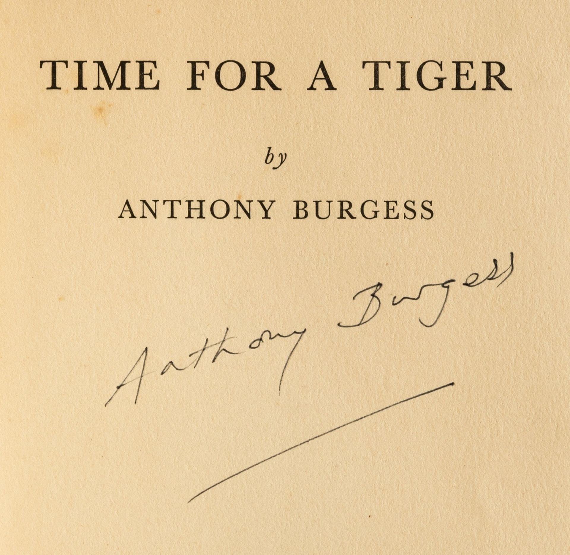 Burgess (Anthony) [The Malayan Trilogy], first edition, vol.1 signed by the author, 1956-58-59. - Bild 2 aus 2