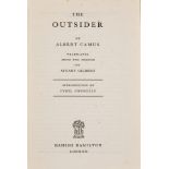 Camus (Albert) The Outsider, first English edition, 1946.