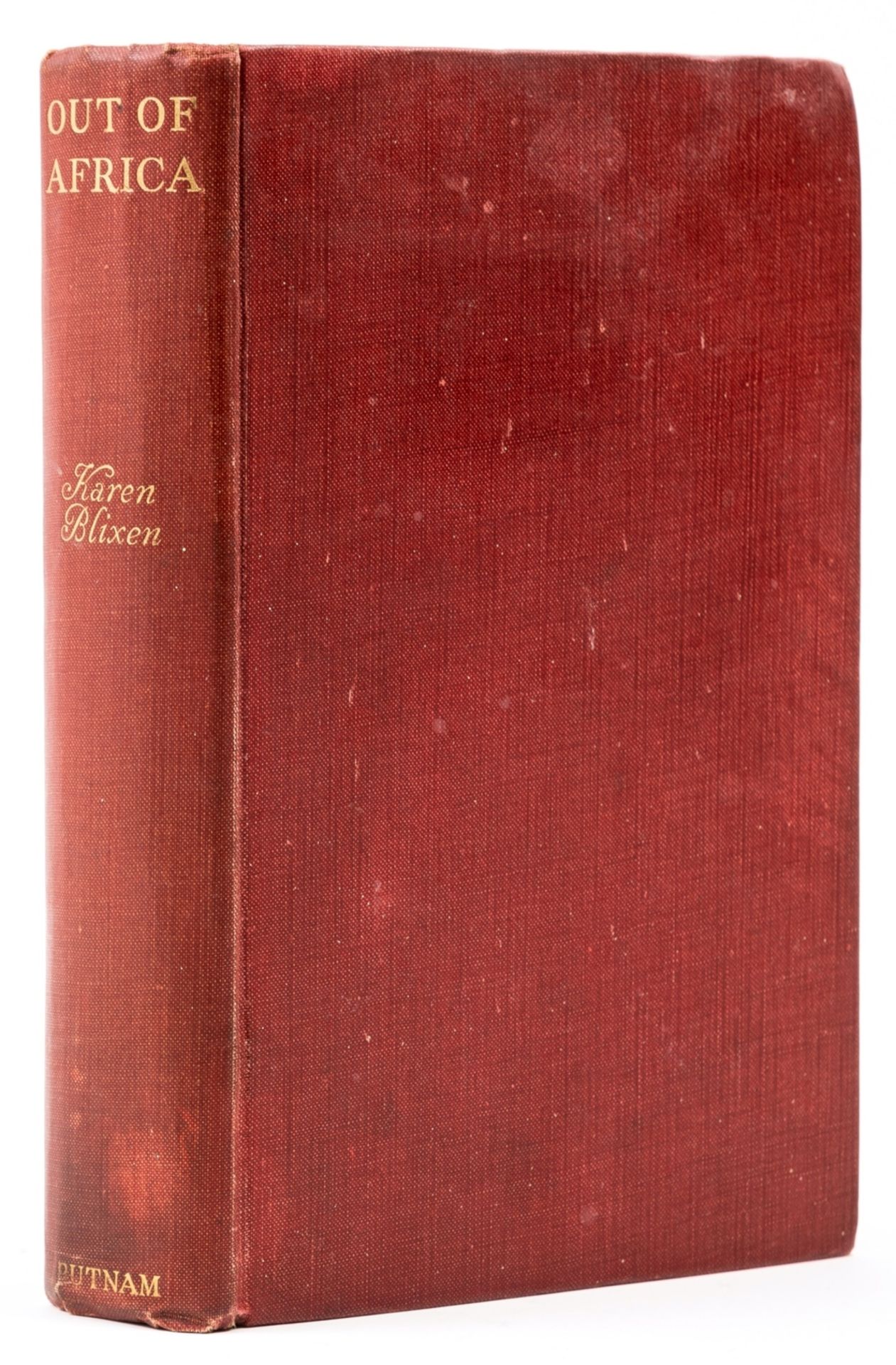 Blixen (Karen) Out of Africa, first edition, 1937.