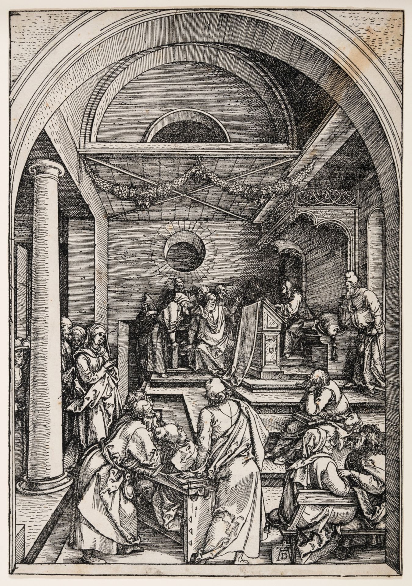 Albrecht Dürer (1471-1528) Christ among the Doctors, from: The Life of the Virgin