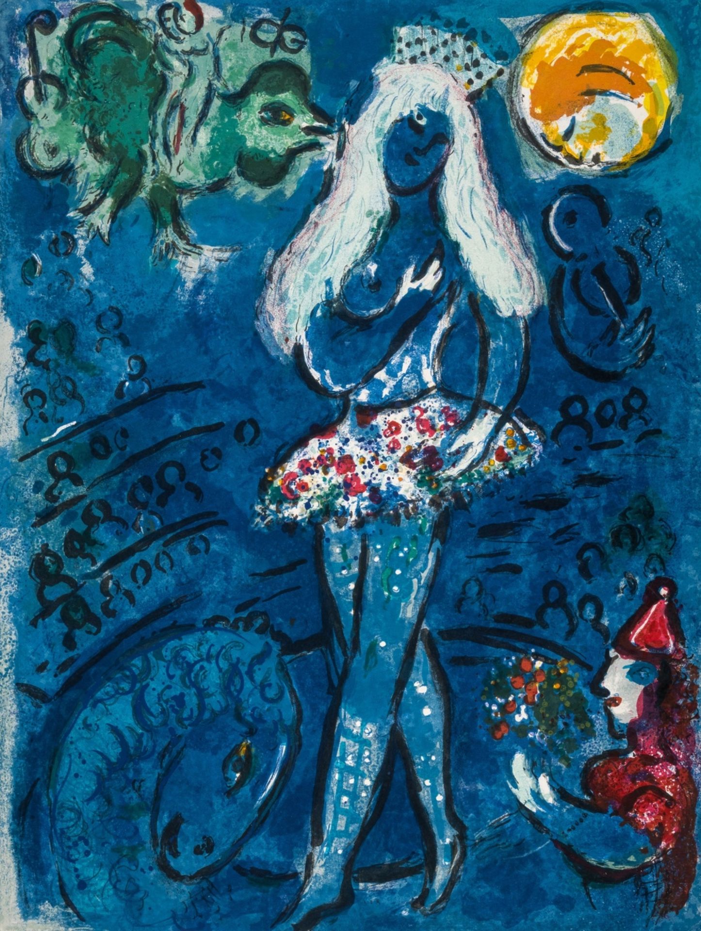 δ Marc Chagall (1887-1985) Cirque pl. 27 (Mourlot 516)