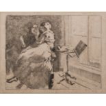 δ Walter Sickert (1860-1942) Femme de Lettres (Bromberg 149)