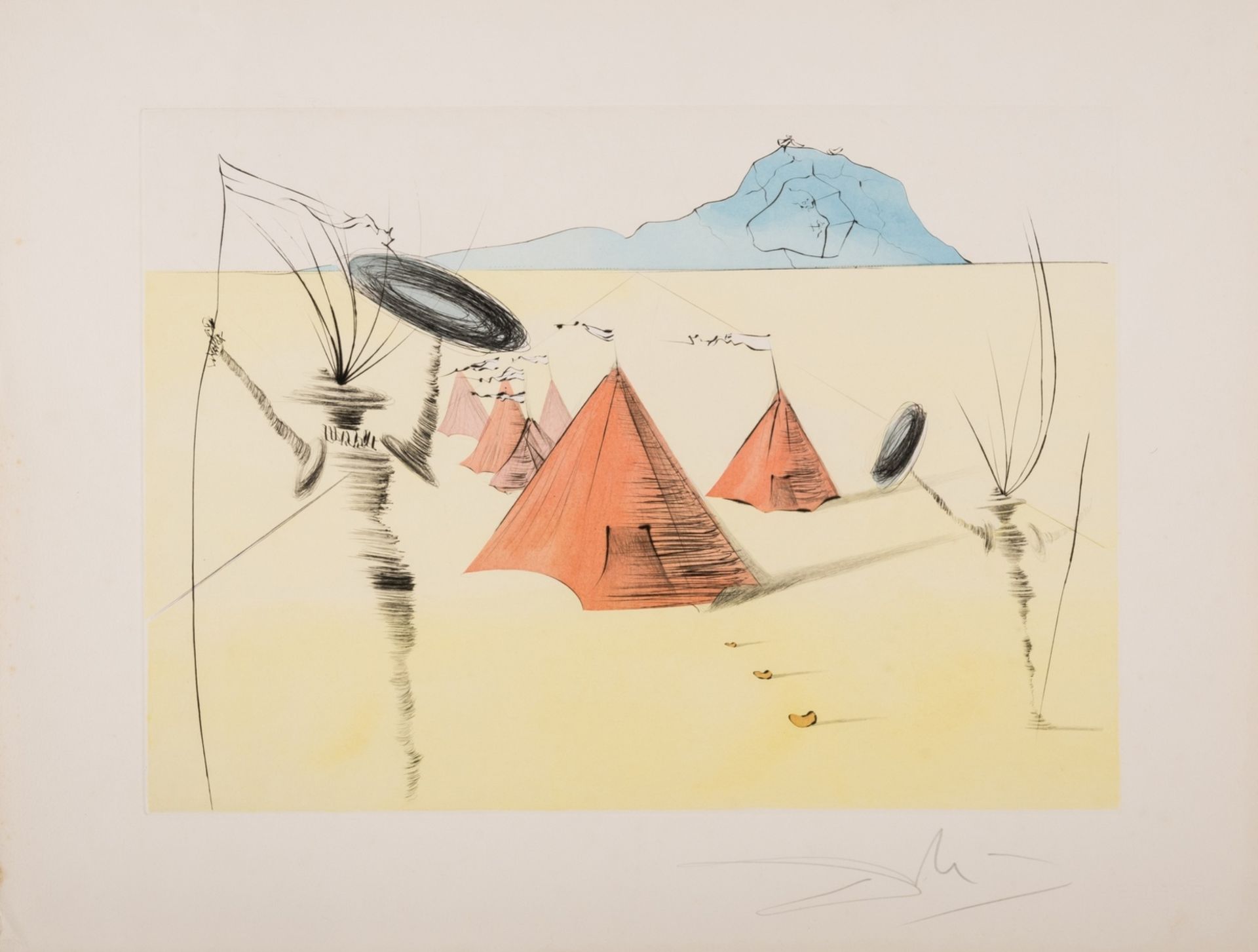 δ Salvador Dalí (1904-1989) From Twelve Tribes of Israel (Field 72-6; Michler & Lopsinger 618-629) - Image 4 of 12