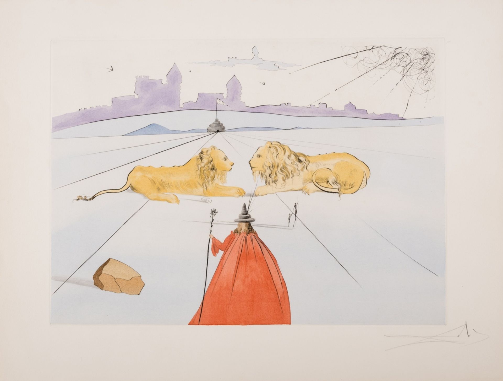 δ Salvador Dalí (1904-1989) From Twelve Tribes of Israel (Field 72-6; Michler & Lopsinger 618-629) - Image 7 of 12