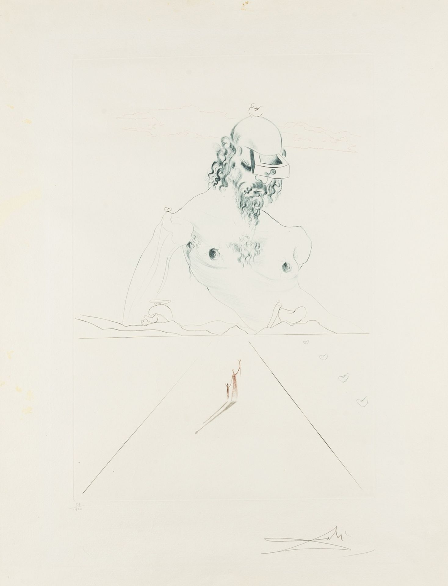 δ Salvador Dalí (1904-1989) Le Colosse, from Aurelia (Field 72-5B; M&L 565b)