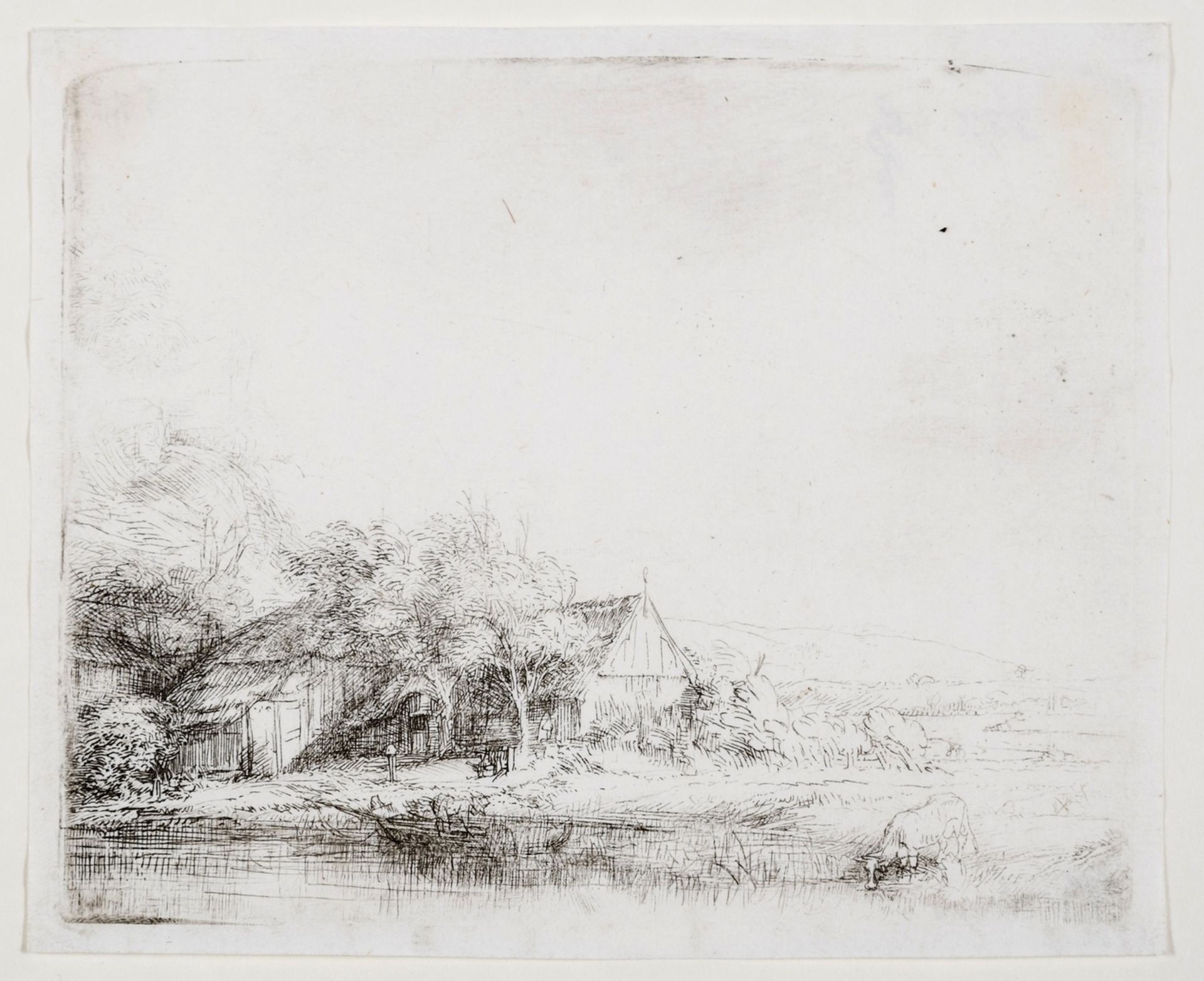 Rembrandt van Rijn (1606-1669) The Landscape with the Cow