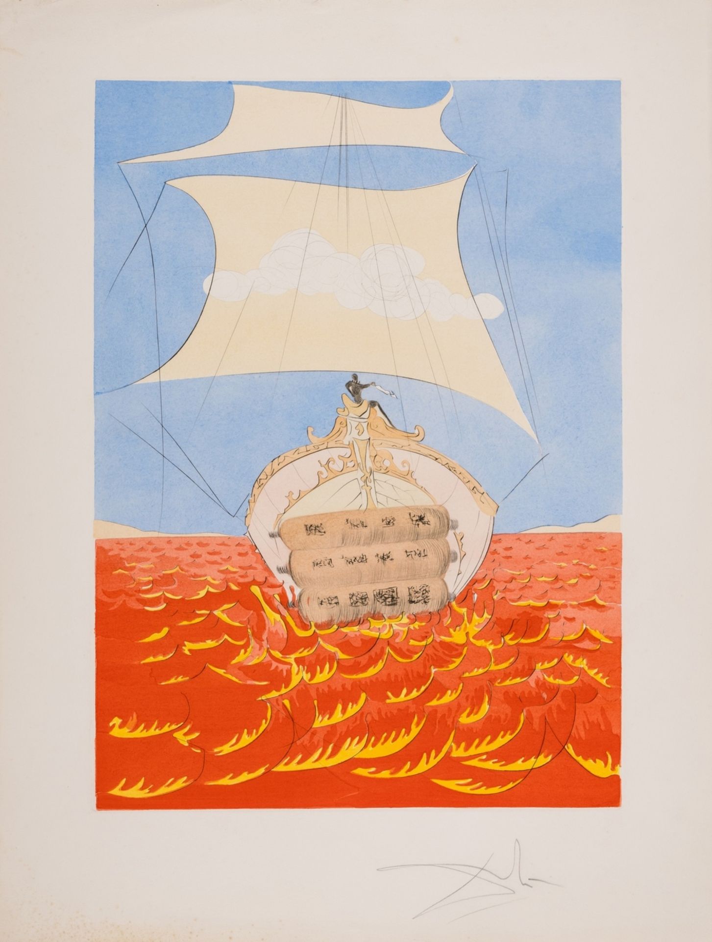 δ Salvador Dalí (1904-1989) From Twelve Tribes of Israel (Field 72-6; Michler & Lopsinger 618-629) - Image 6 of 12