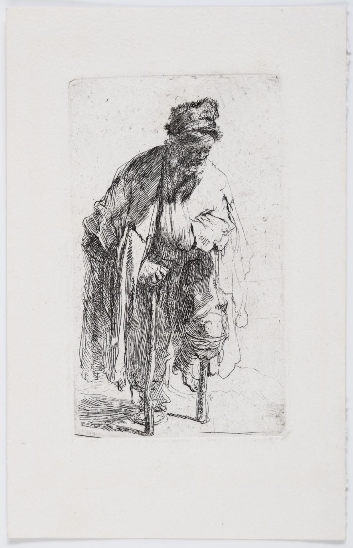 Rembrandt van Rijn (1606-1669) Beggar with a Wooden Leg