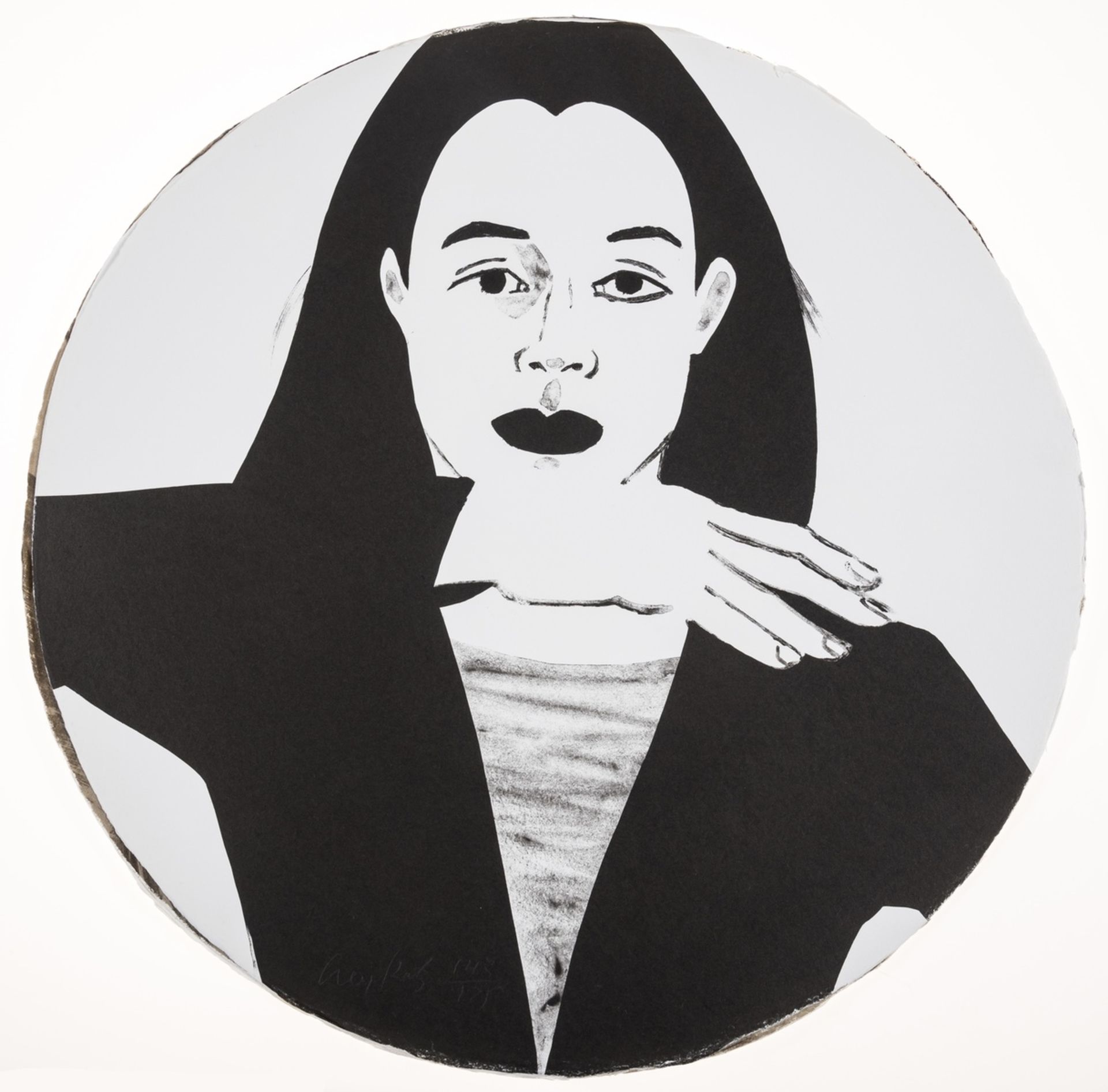 Alex Katz (b.1927) Untitled, from Self-portrait in a Convex Mirror