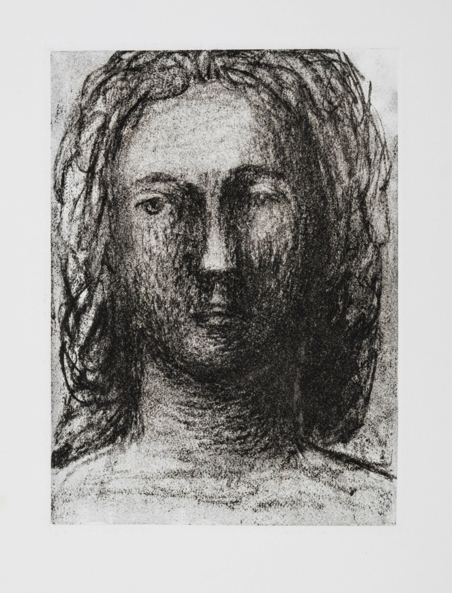 δ Henry Moore (1898-1986) Head of a Girl II and III (Cramer 599 and 600) - Bild 2 aus 2