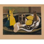 Georges Braque (1882-1963) after. Still life with Lemons and Pipe