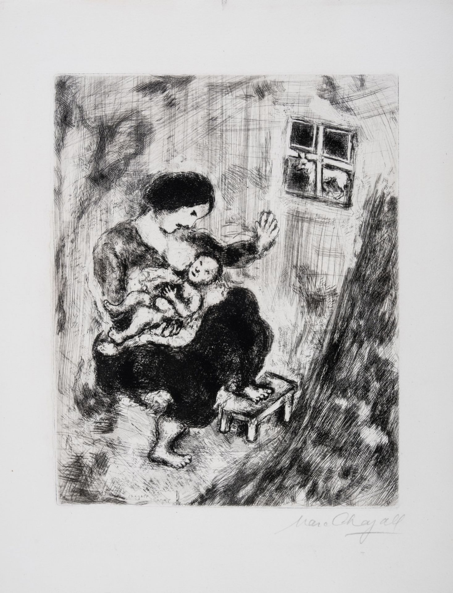 δ Marc Chagall (1887-1985) Mère et Enfant (See Cramer 22)