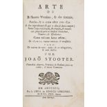 Japanning.- Stooter (João) Arte de brilhantes vernizes, & das tinturas, rare first edition, …