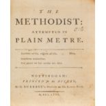 [Kershaw (James)] The Methodist: attempted in Plain Metre, Nottingham, for the Author, 1780 [but …